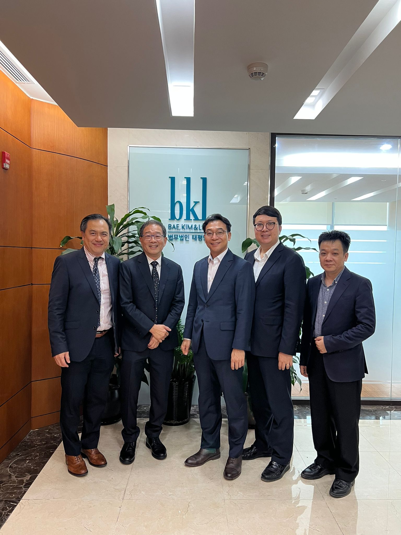 Visit to BKL (L-R): Mr. Chuan Wee Meng, Mr. George Lim SC, Mr. Yonggeun Bae, Mr. Samuel Vu, Mr. Anh Dung Tran.